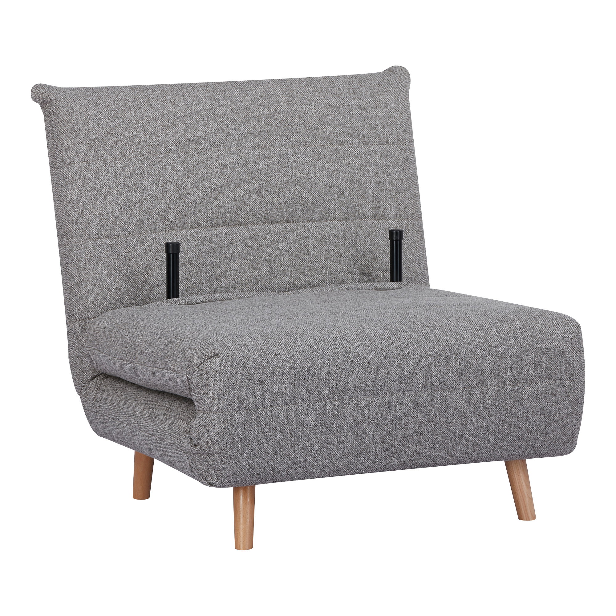 Marlow Sovesofa, grå, natur ben, HN1070 - Billede 5