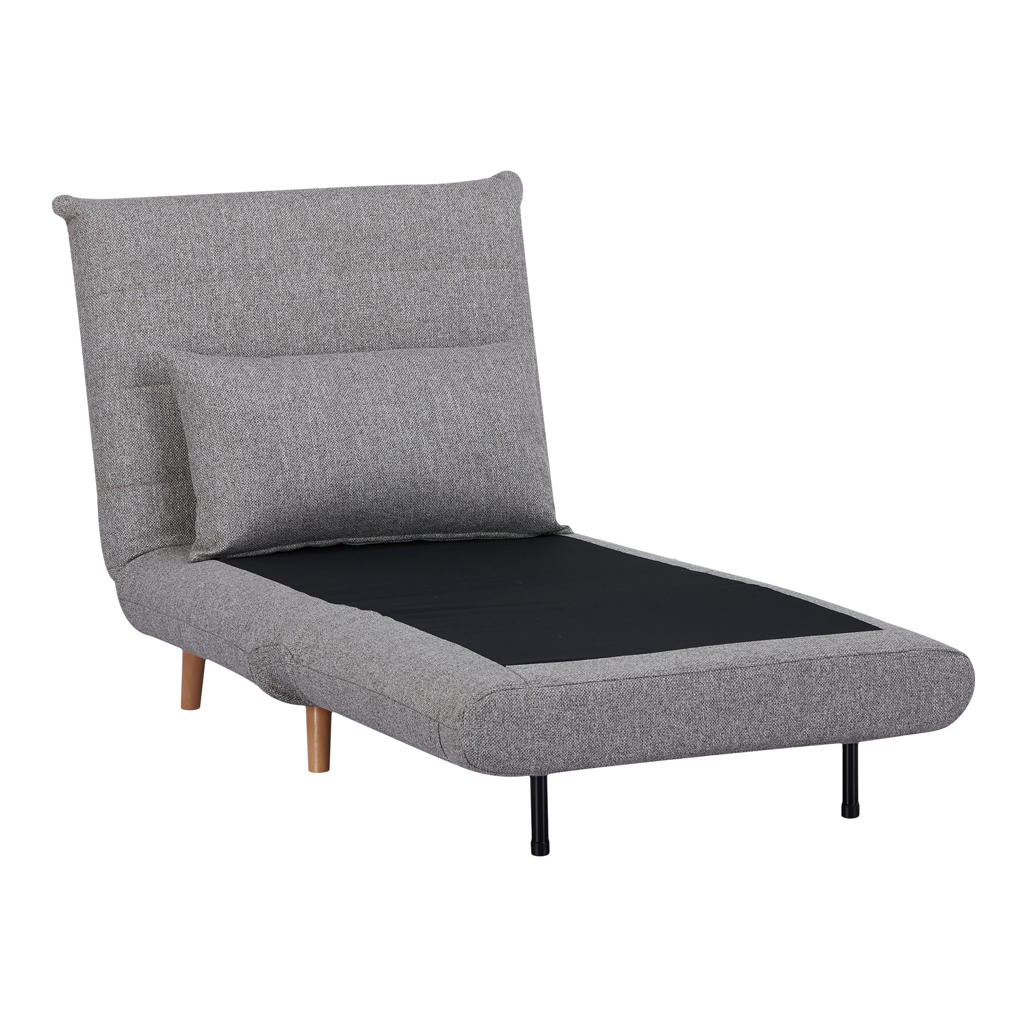 Marlow Sovesofa, grå, natur ben, HN1070 - Billede 6