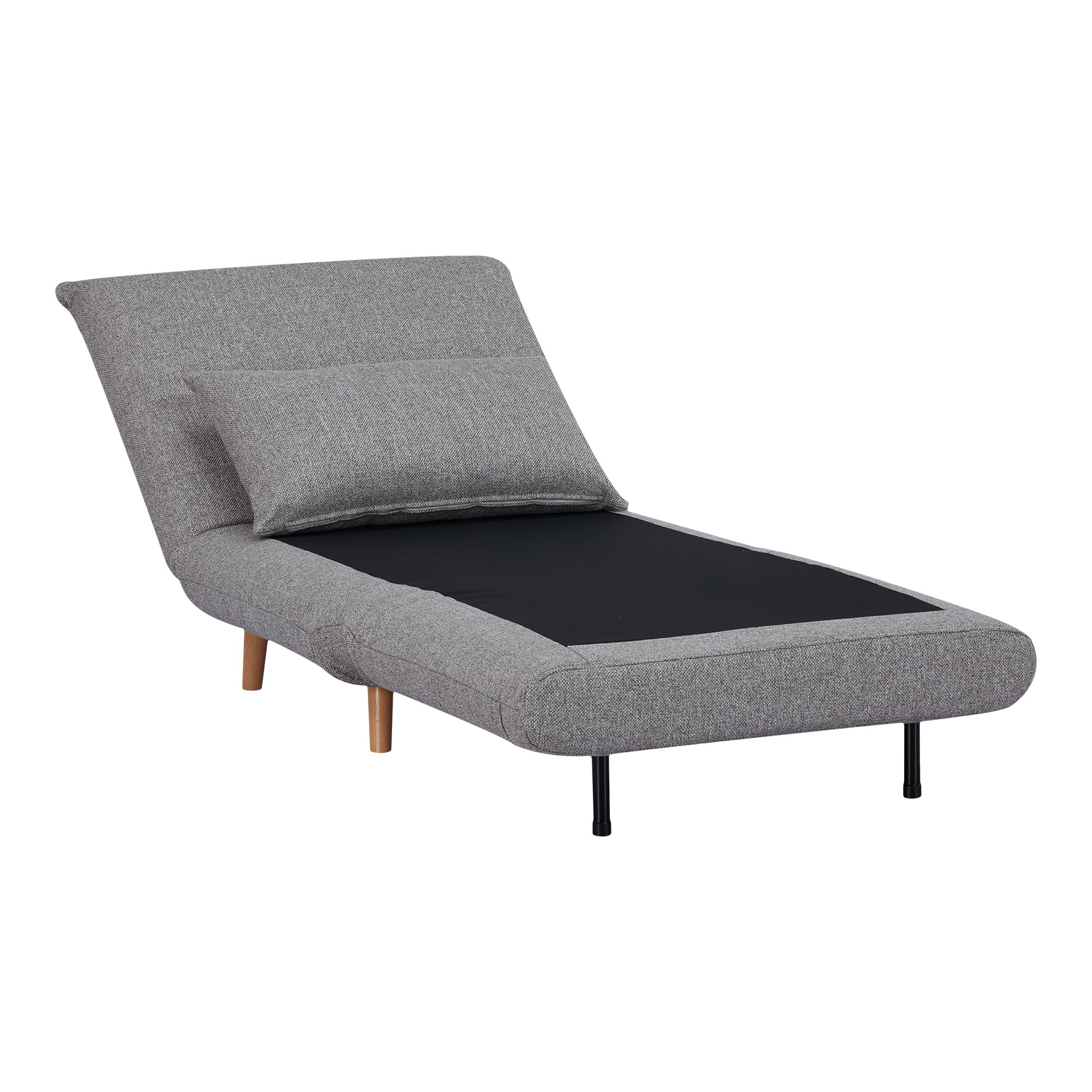 Marlow Sovesofa, grå, natur ben, HN1070 - Billede 7