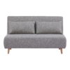 Marlow 2 Personers Sovesofa, grå, natur ben, HN1070