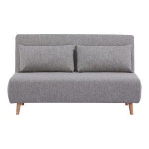 Marlow 2 Personers Sovesofa, grå, natur ben, HN1070