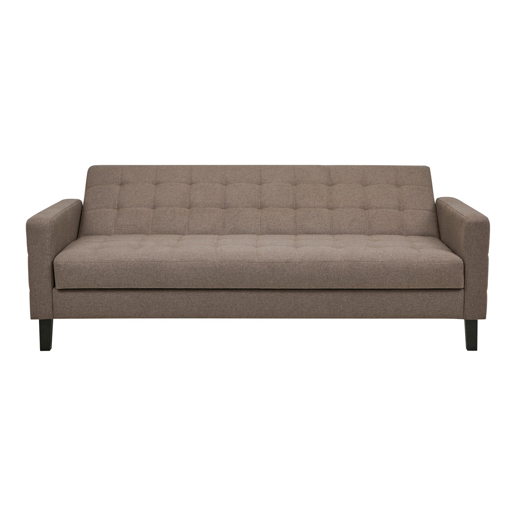 Milton Sovesofa med opbevaring, brun, sorte ben, HN1089 - Billede 2