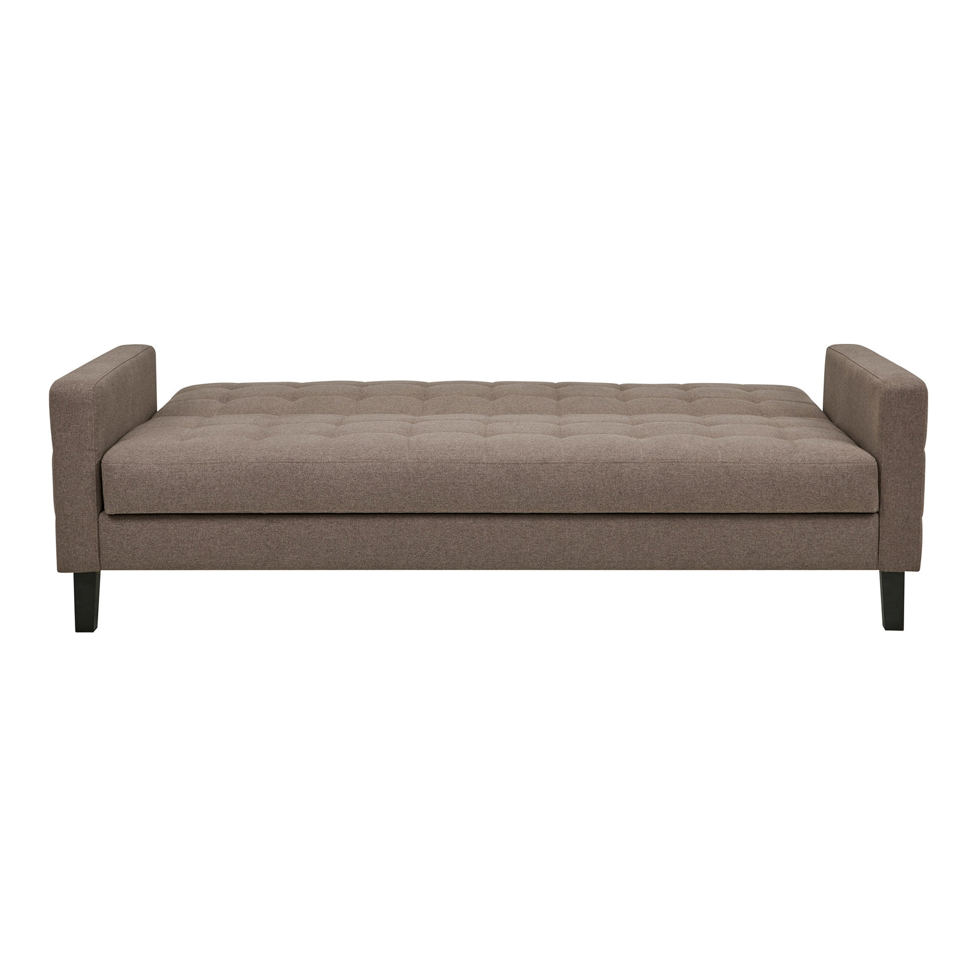 Milton Sovesofa med opbevaring, brun, sorte ben, HN1089 - Billede 3