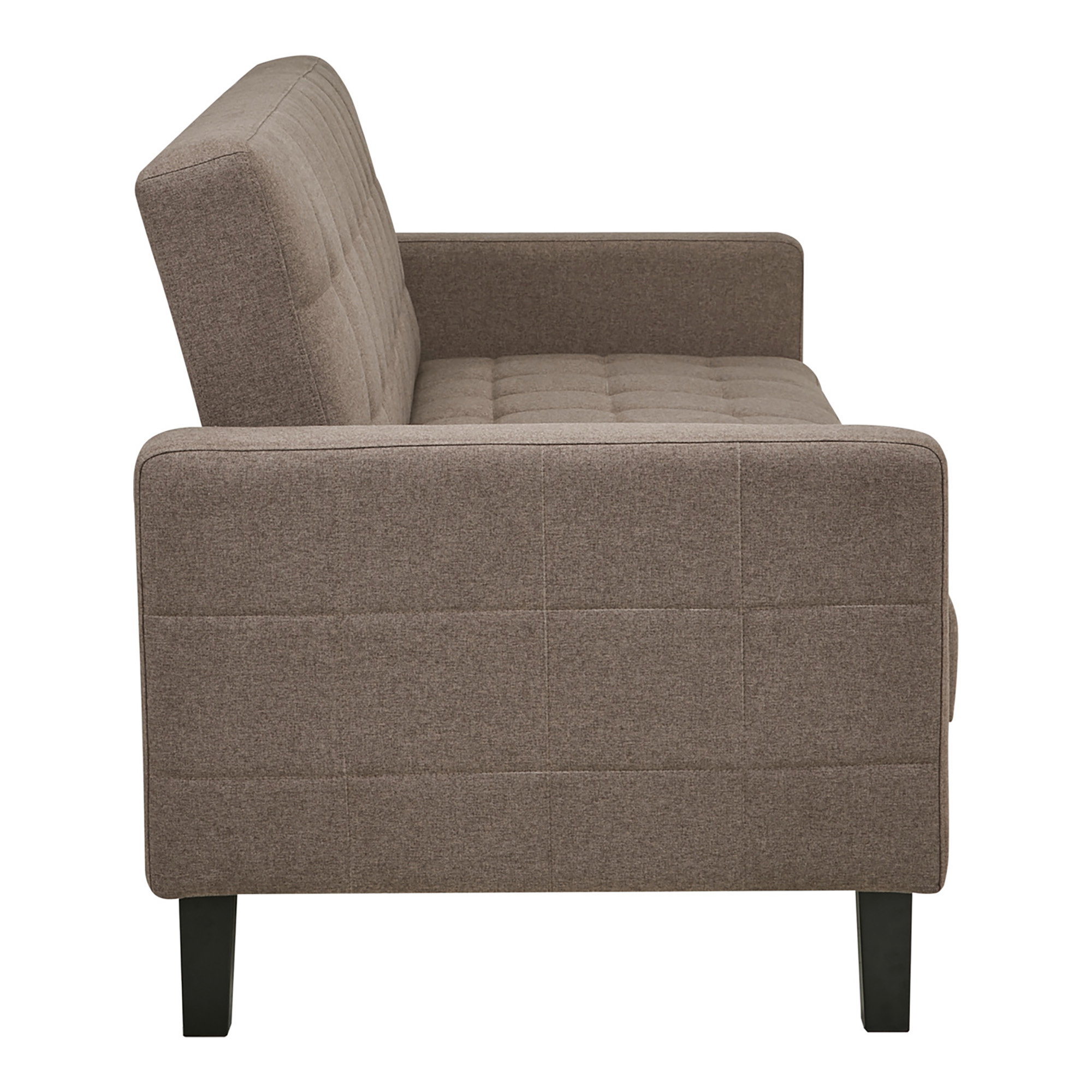 Milton Sovesofa med opbevaring, brun, sorte ben, HN1089 - Billede 4