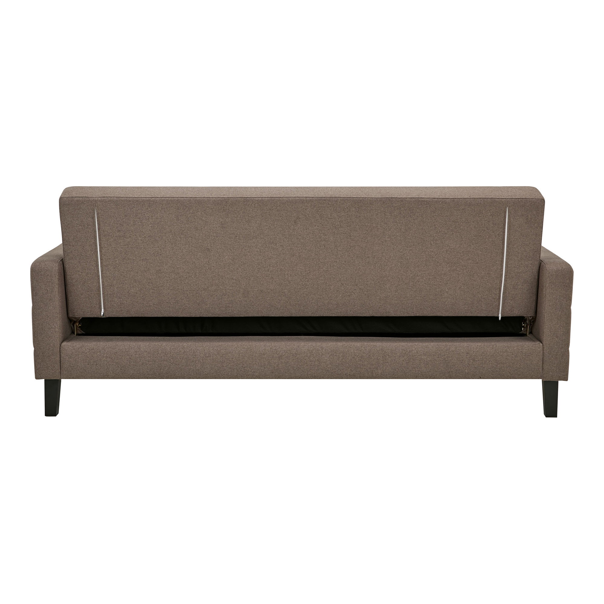 Milton Sovesofa med opbevaring, brun, sorte ben, HN1089 - Billede 5