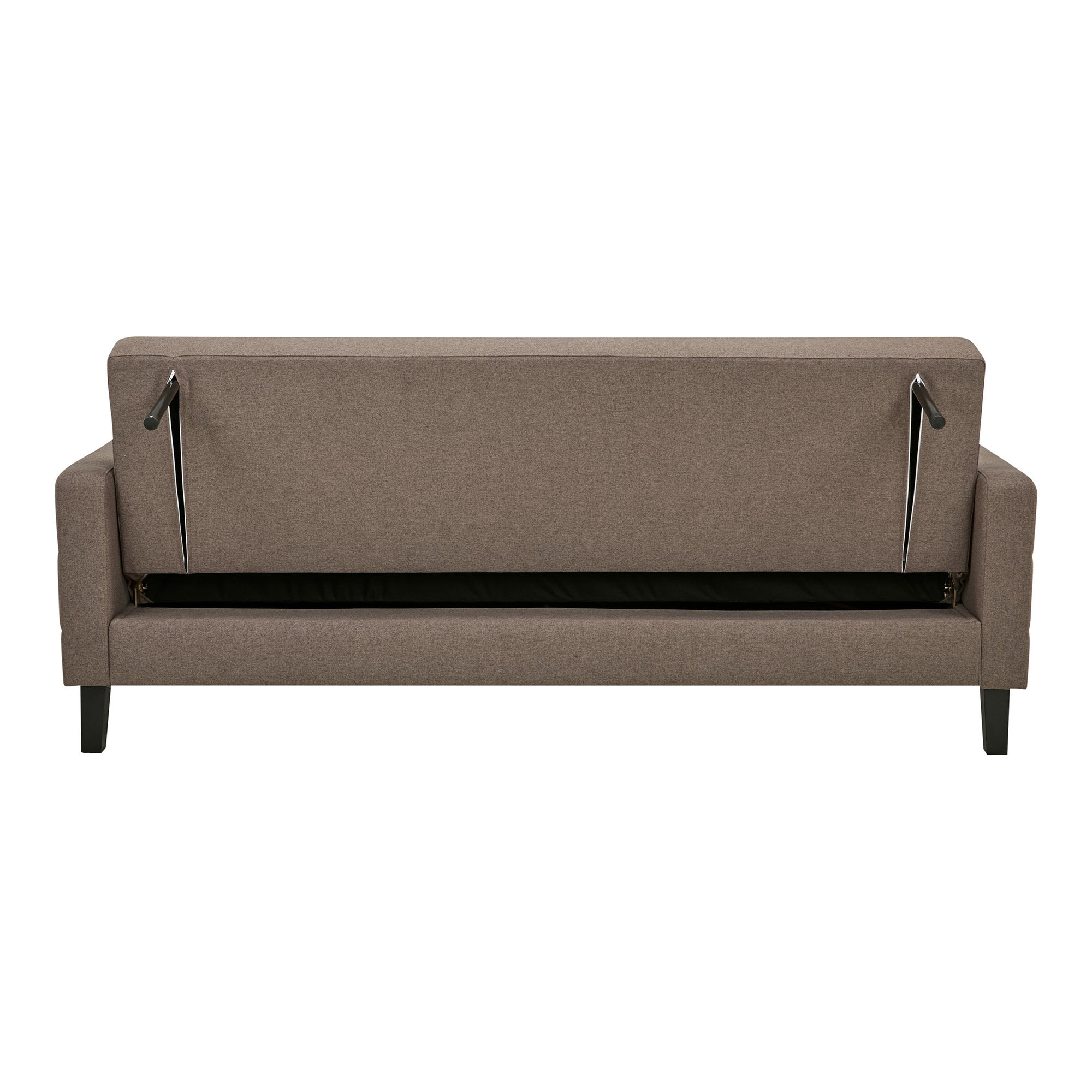 Milton Sovesofa med opbevaring, brun, sorte ben, HN1089 - Billede 6
