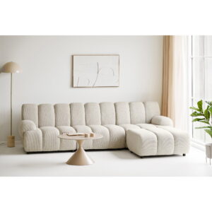 Taza 3,5 personers modulsofa m/puf, sand, højrevendt, HN1422 - Billede 4
