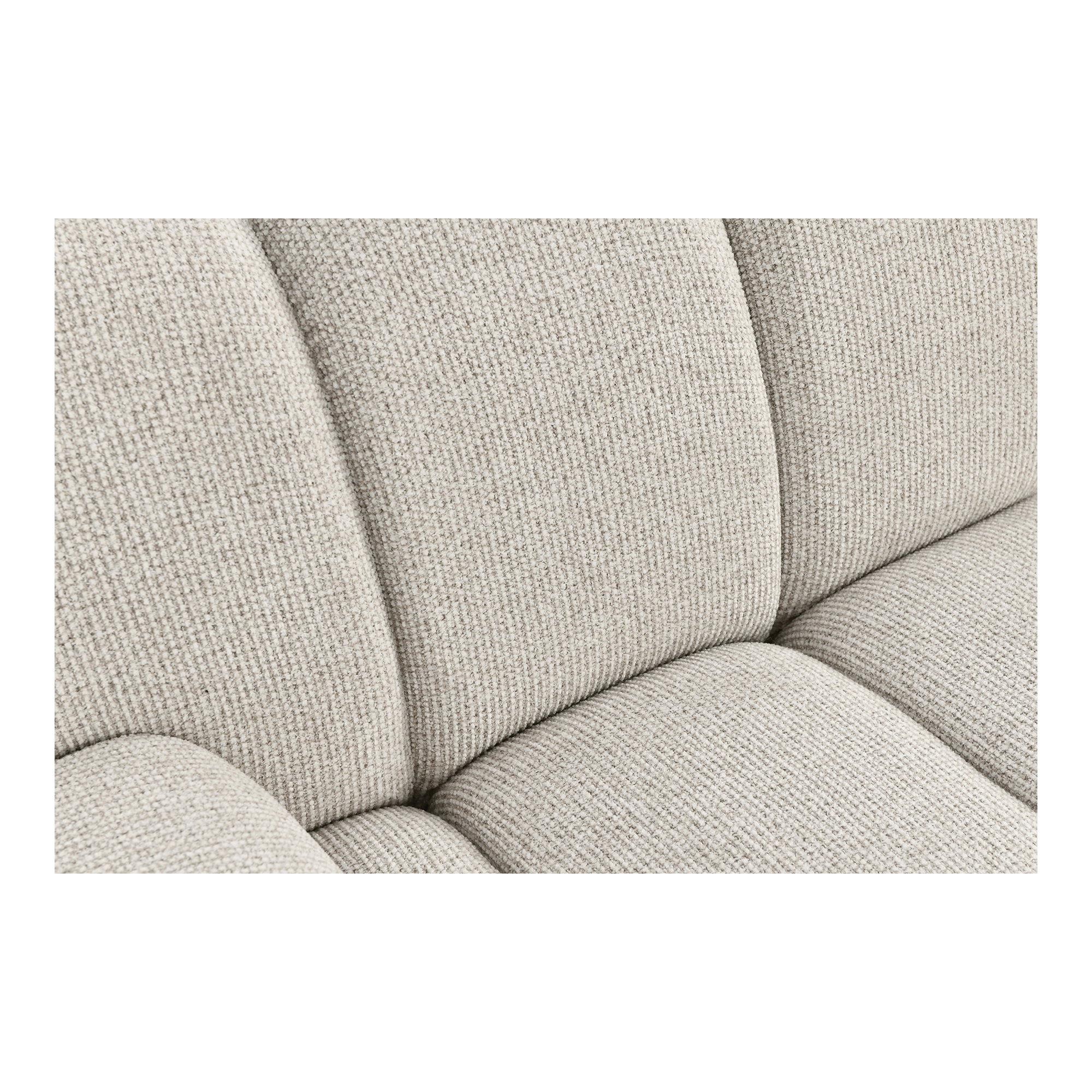 Taza 2,5 personers modulsofa m/puf, sand, højrevendt, HN1422 - Billede 3