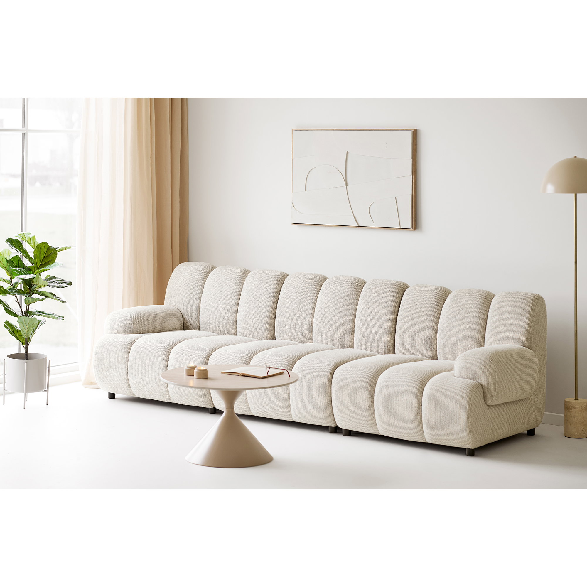 Taza 3,5 personers modulsofa, sand, HN1422 - Billede 4