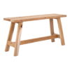 Barcelona Bænk, teak, natur, 90x25x45 cm