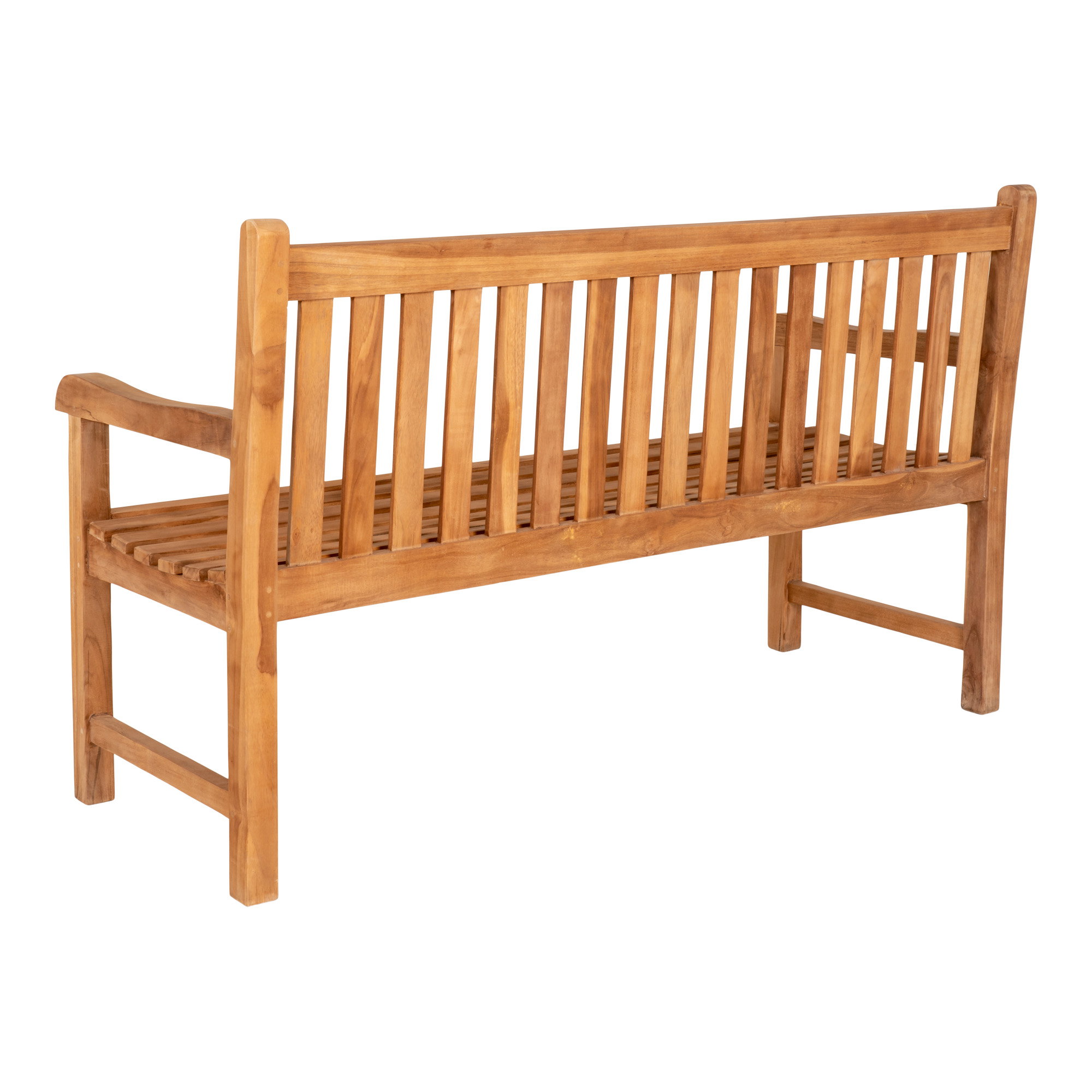 Cabo Bænk, teak, natur, 150x62x92 cm - Billede 4