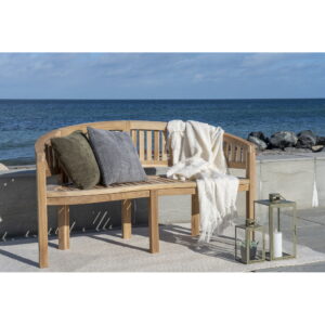 Boca Banan Bænk, teak, natur, 150x60x85 cm - Billede 6