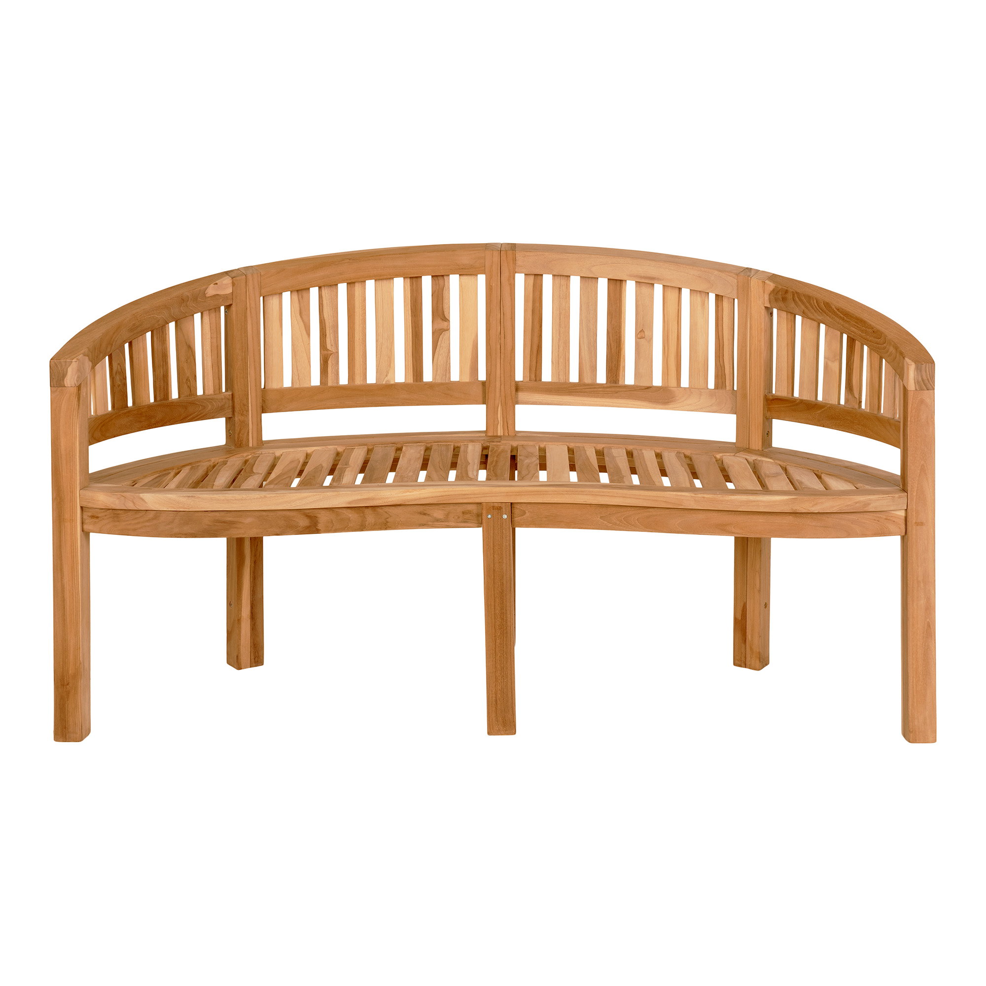 Boca Banan Bænk, teak, natur, 150x60x85 cm - Billede 2