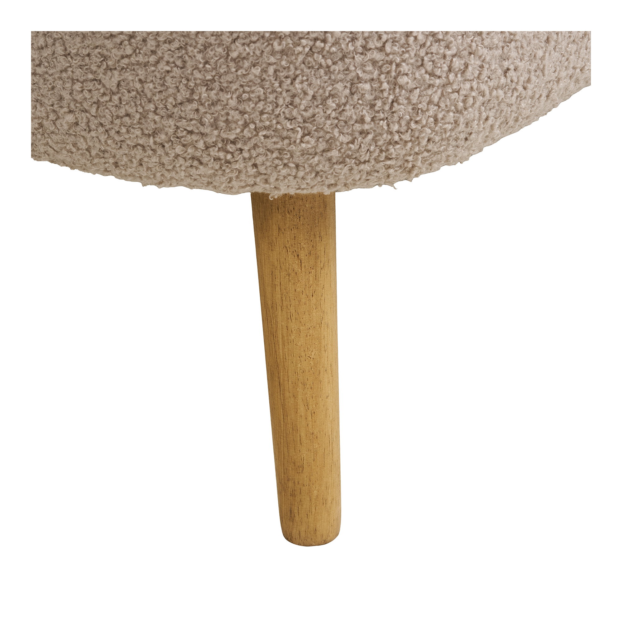 Harlow Bænk med opbevaring, bouclé, beige, 95x37x45 cm, HN1063 - Billede 8