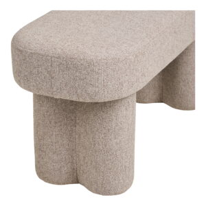 Weston Bænk, sand, 95x36x45 cm, HN1088 - Billede 5