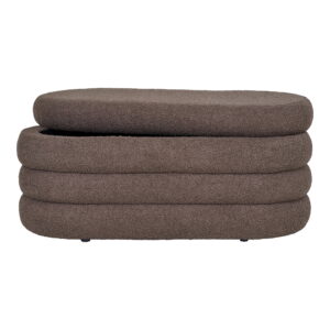 Alternative view of Dartford Bænk med opbevaring, teddy, brun, 103x45x44 cm, HN1238
