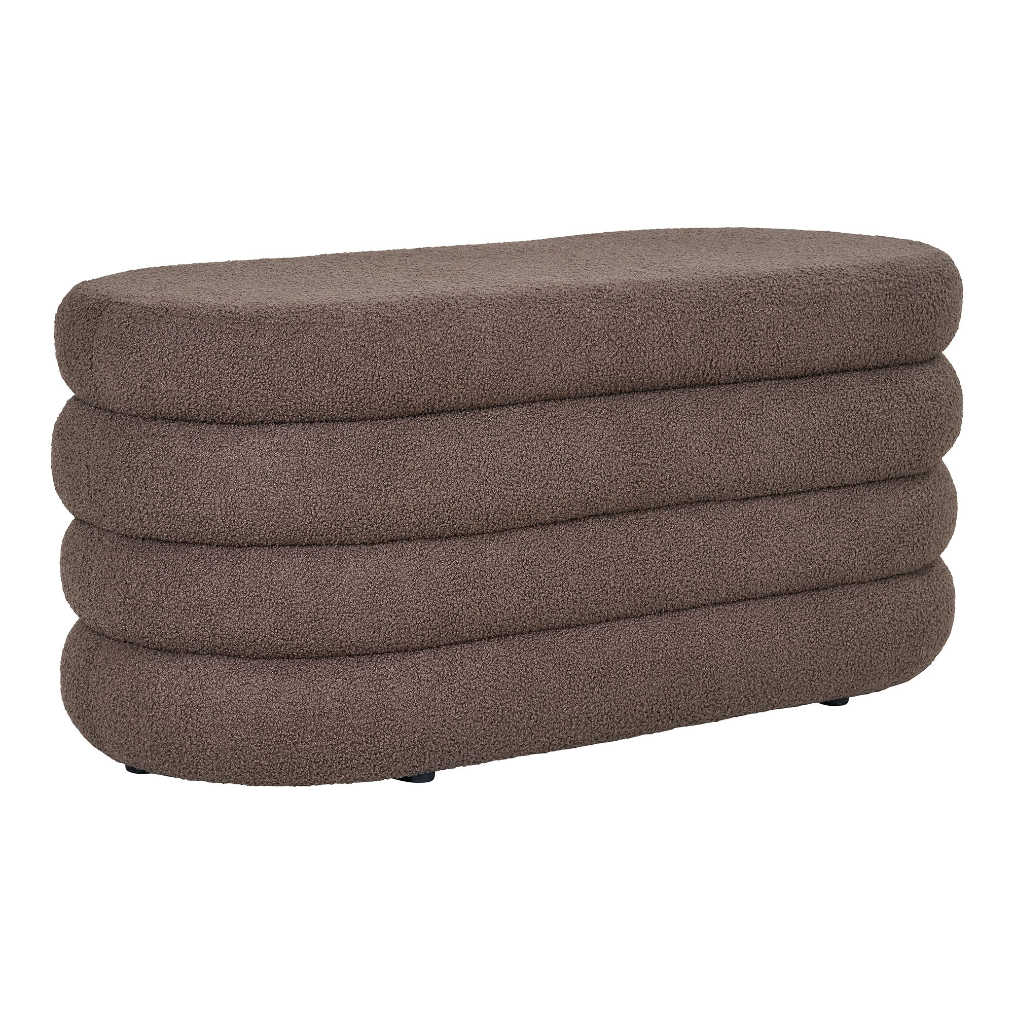 Dartford Bænk med opbevaring, teddy, brun, 103x45x44 cm, HN1238 - Billede 3