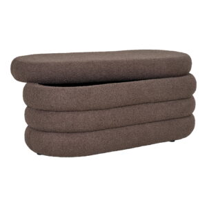 Dartford Bænk med opbevaring, teddy, brun, 103x45x44 cm, HN1238 - Billede 4