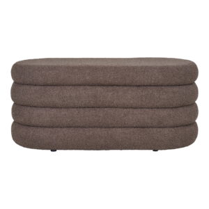 Dartford Bænk med opbevaring, teddy, brun, 103x45x44 cm, HN1238