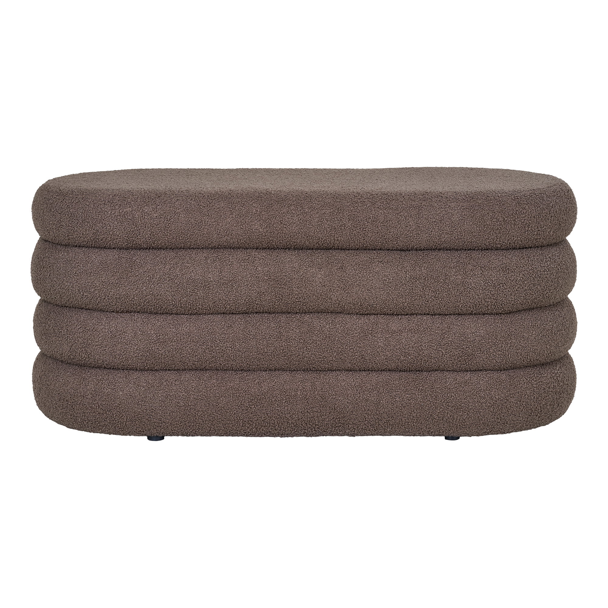 Dartford Bænk med opbevaring, teddy, brun, 103x45x44 cm, HN1238