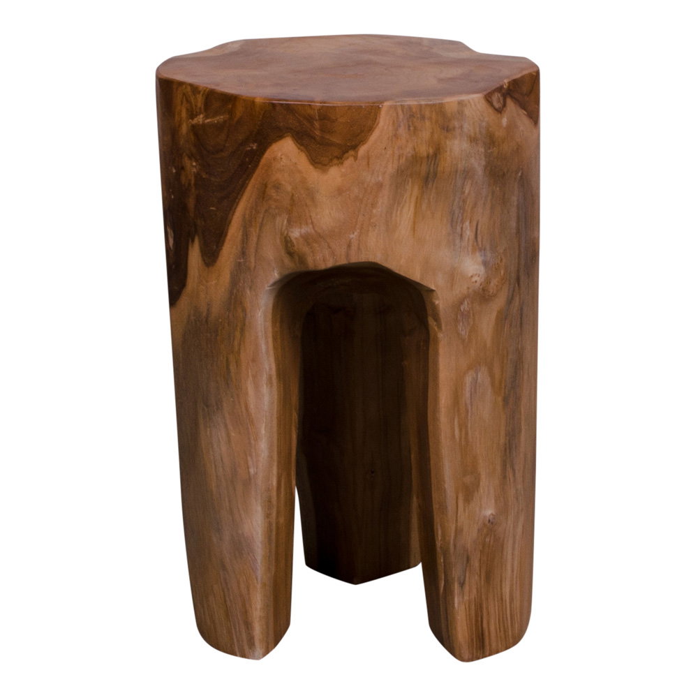 Rose Taburet, teak, natur, 3 ben, ø26x40 cm - Billede 2