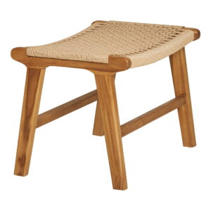 Derby Fodskammel, teak, natur, 60x40x42 cm - Billede 3