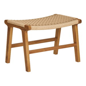 Derby Fodskammel, teak, natur, 60x40x42 cm