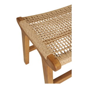 Derby Fodskammel, teak, natur, 60x40x42 cm - Billede 5