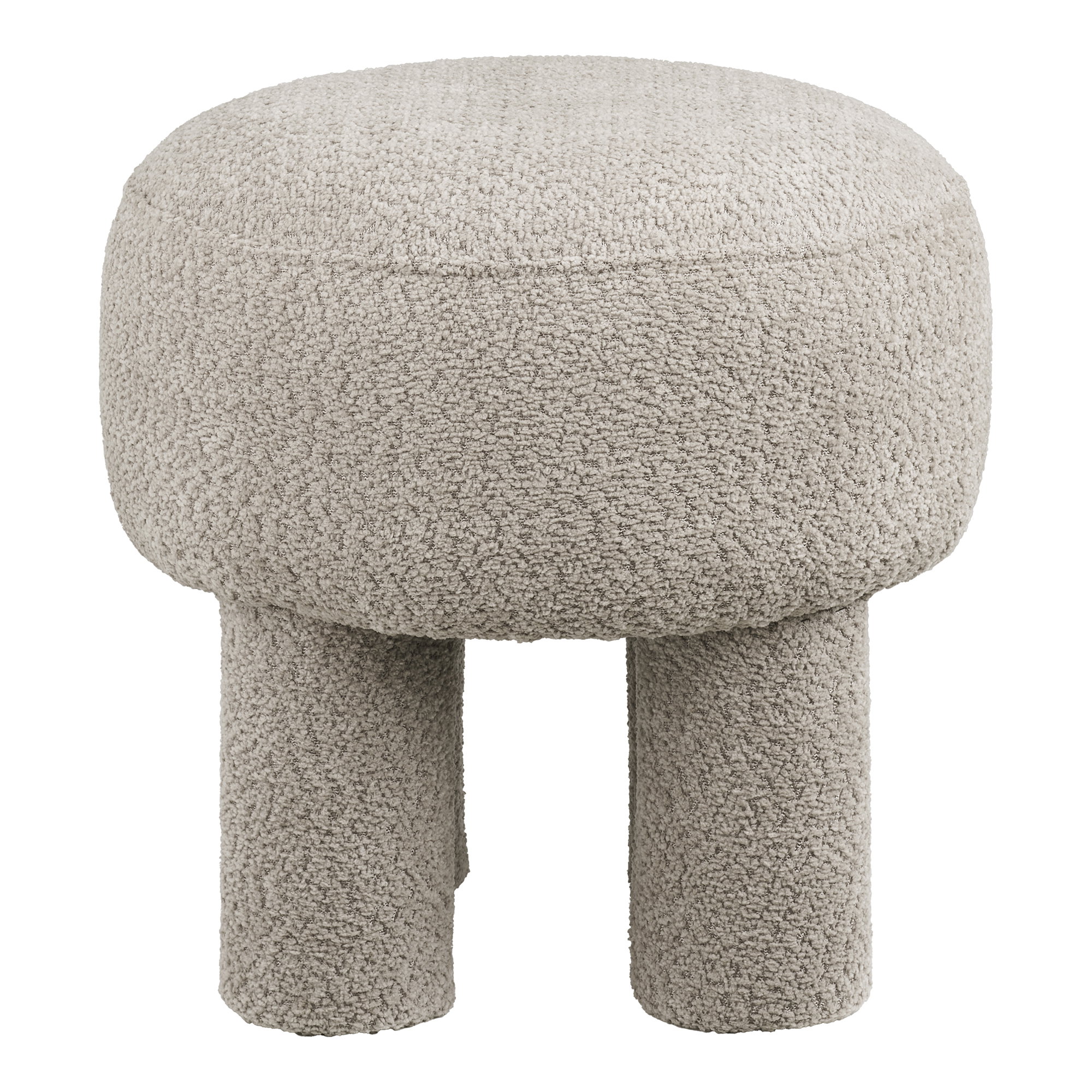 Canberra Puf, mørk sand, ø43x43 cm, HN1258 - Billede 2