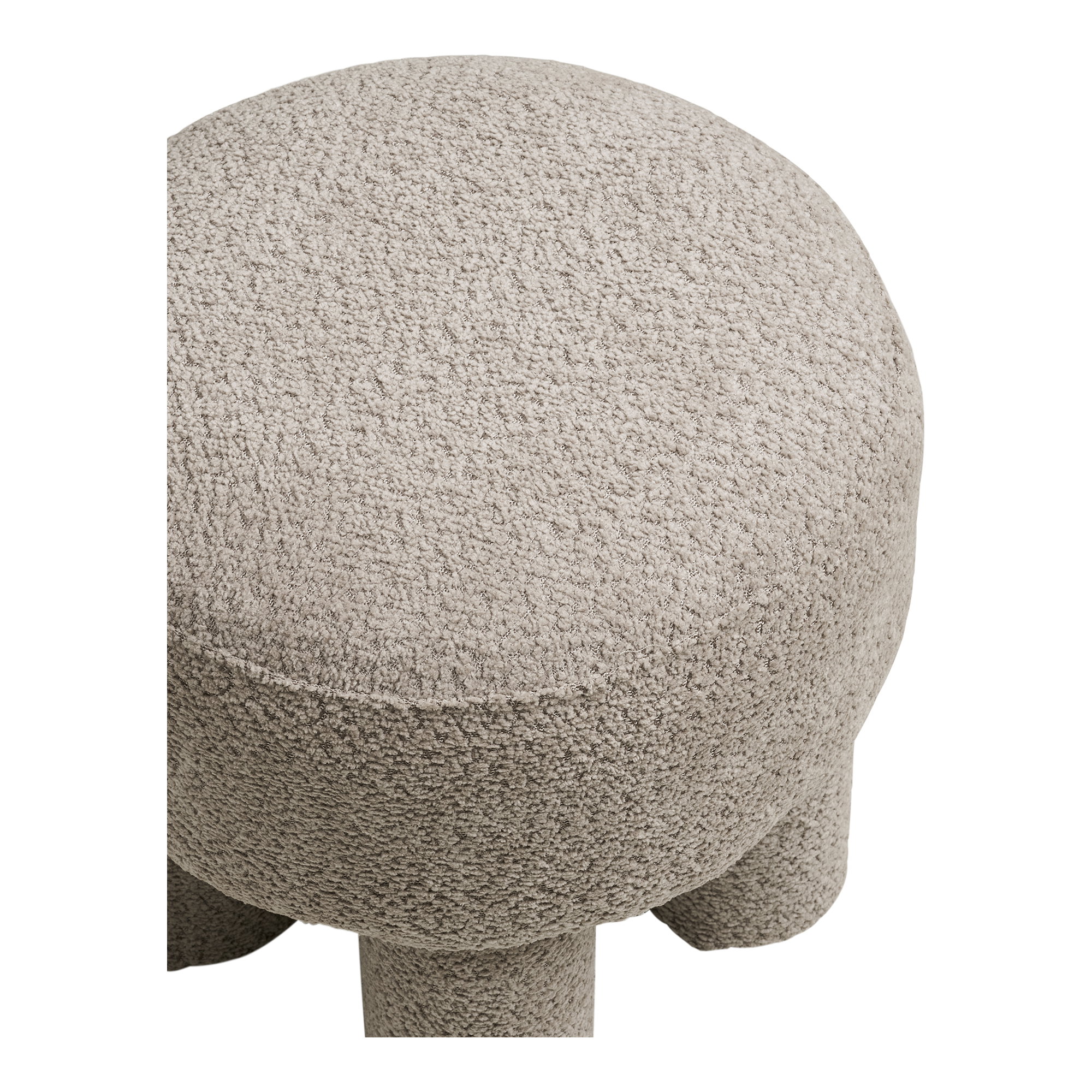 Canberra Puf, mørk sand, ø43x43 cm, HN1258 - Billede 3