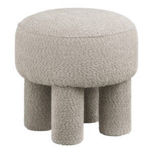 Canberra Puf, mørk sand, ø43x43 cm, HN1258