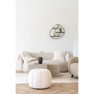 Paisley Puf, off-white, ø48x38 cm, HN1259 - Billede 5