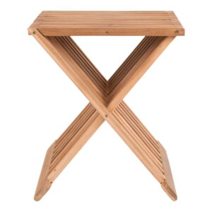 Alternative view of Erto Taburet, teak, natur, 40x35x45 cm