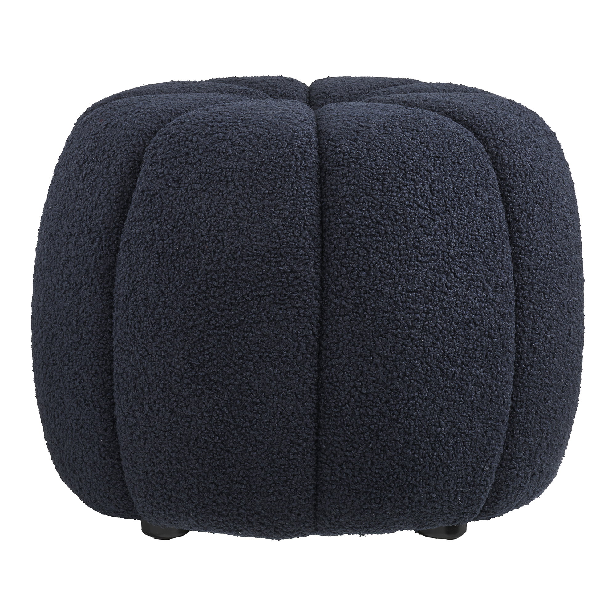 Paisley Puf, marine, ø48x38 cm, HN1311 - Billede 2