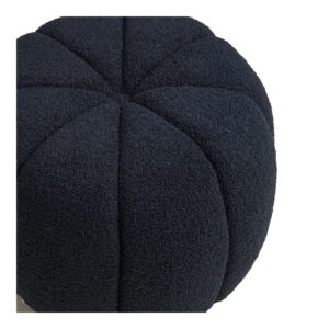 Paisley Puf, marine, ø48x38 cm, HN1311 - Billede 3