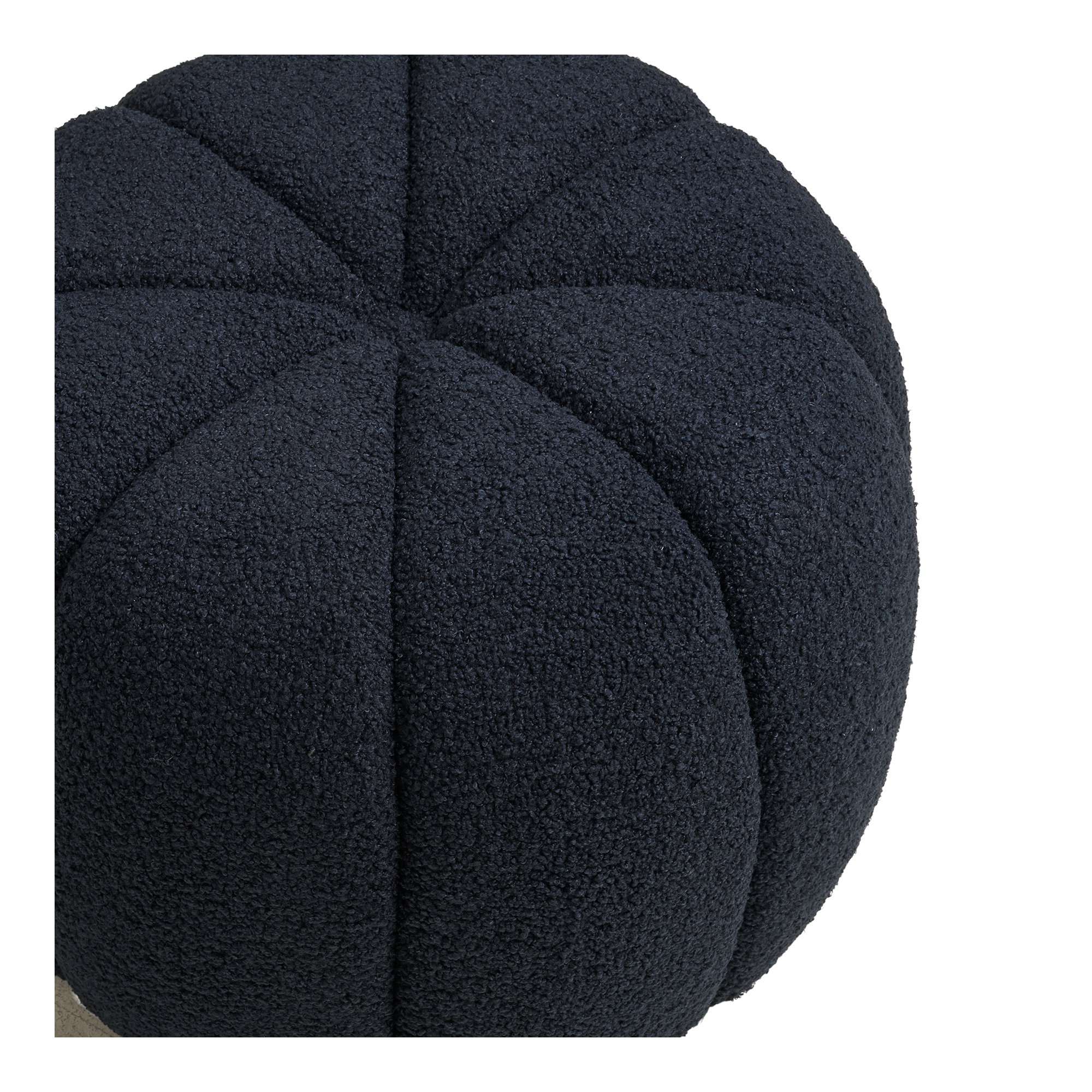 Paisley Puf, marine, ø48x38 cm, HN1311 - Billede 3