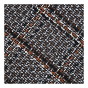 Falkirk Puf, sort, brune ben, ø50x36 cm, HN1304 - Billede 4