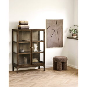 Gisborne Puf, brun, ø42x38 cm, HN1355 - Billede 5