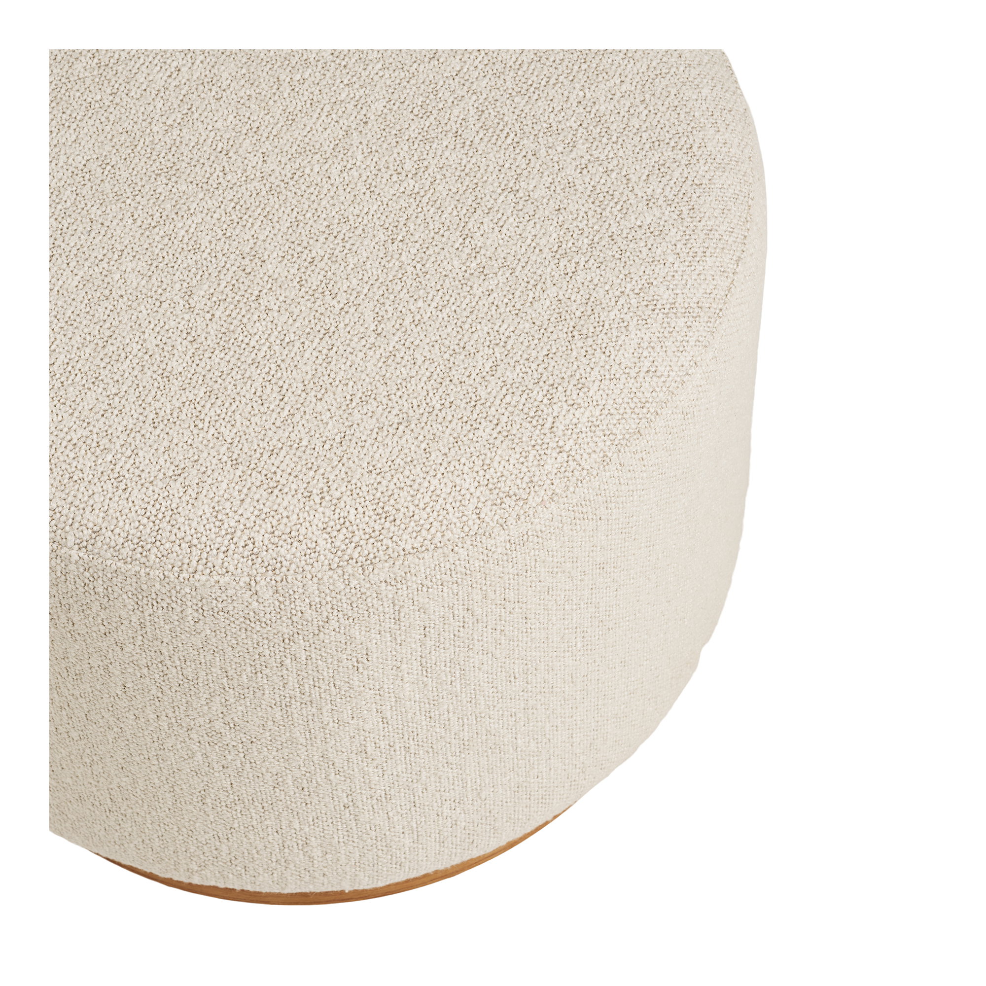 Daisy Puf, sand, ø50x41 cm, HN1083 - Billede 2