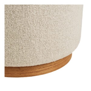 Daisy Puf, sand, ø50x41 cm, HN1083 - Billede 3