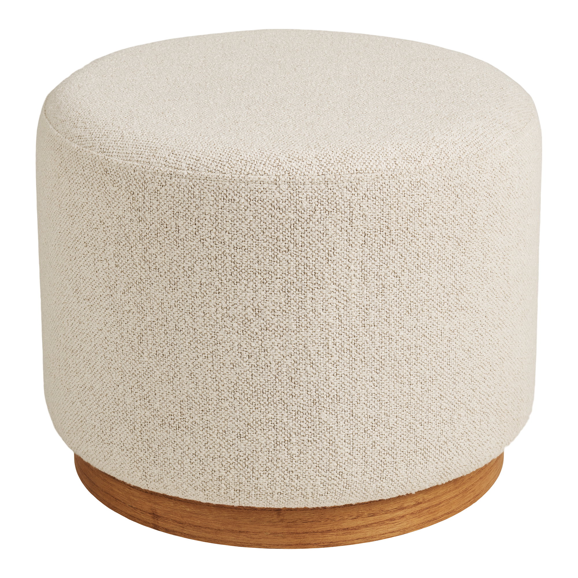 Daisy Puf, sand, ø50x41 cm, HN1083
