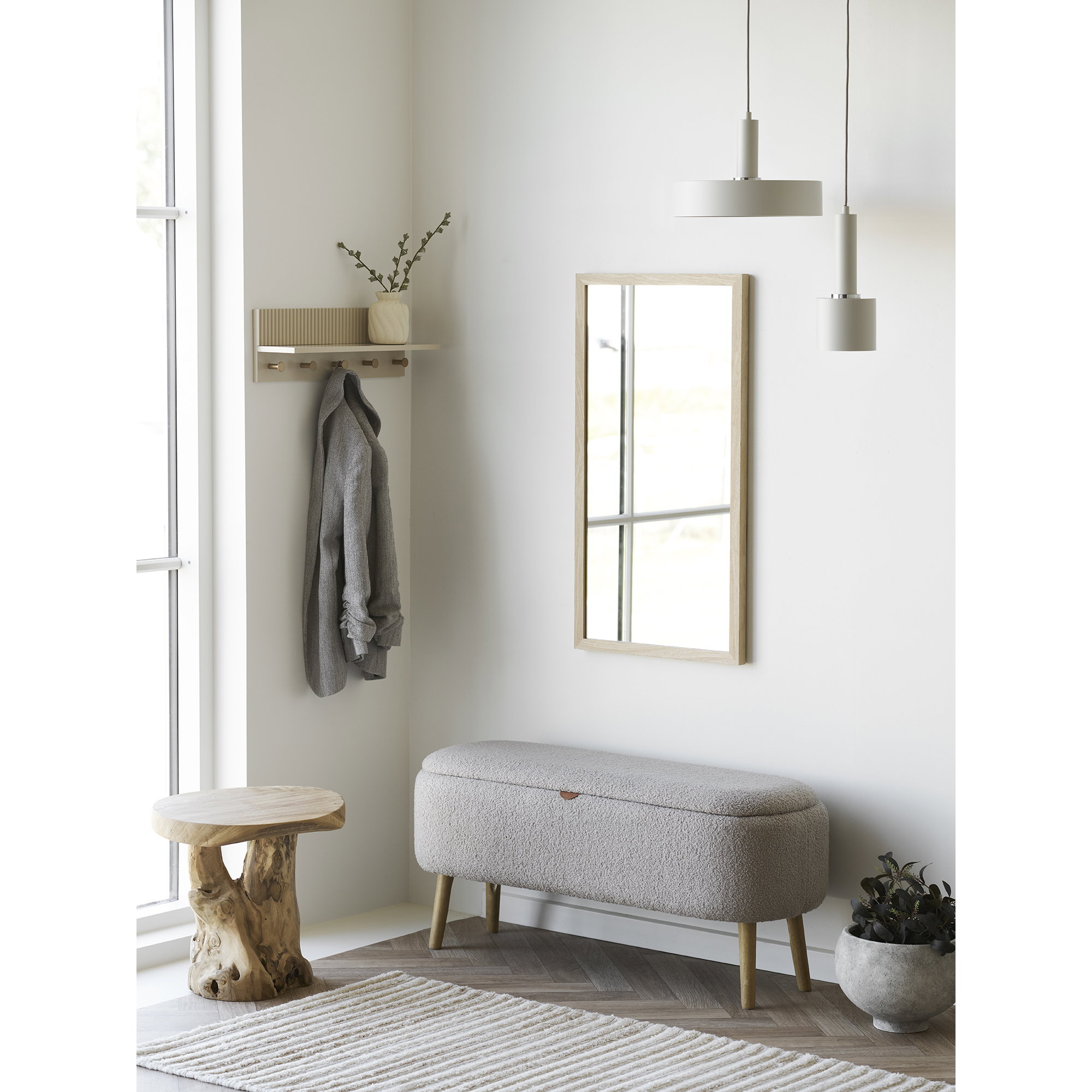 Palena Hjørnebord, teak, natur, ø40x45 cm - Billede 7