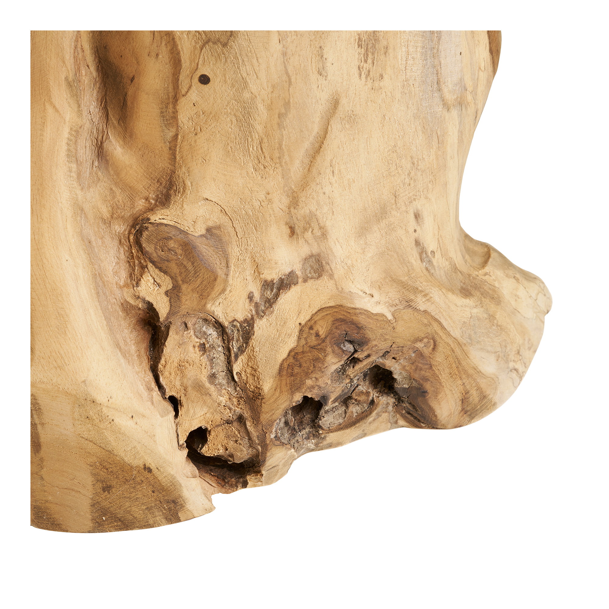 Palena Hjørnebord, teak, natur, ø40x45 cm - Billede 4