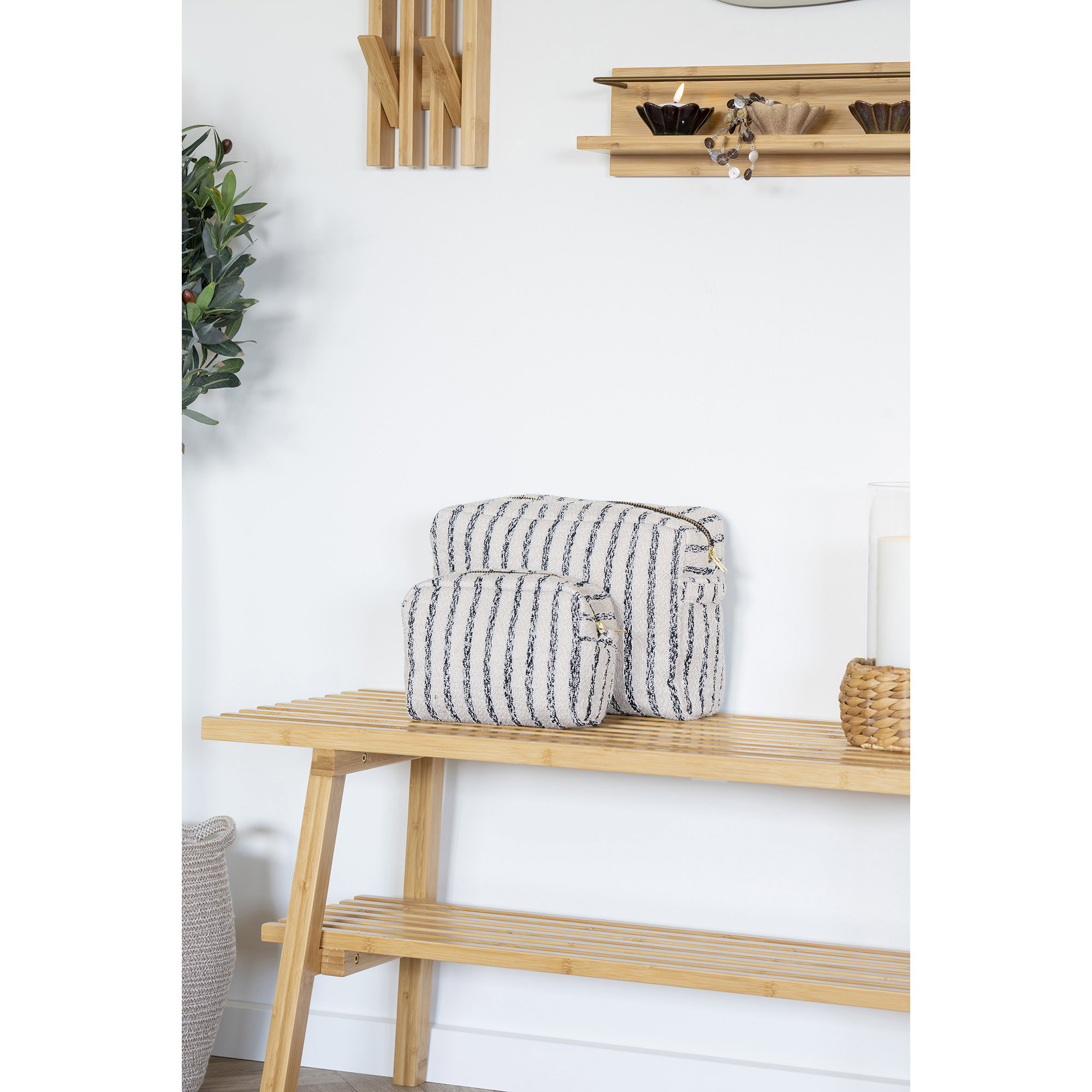 Nador Toilettaske, sand mix, sæt af 2 - Billede 5