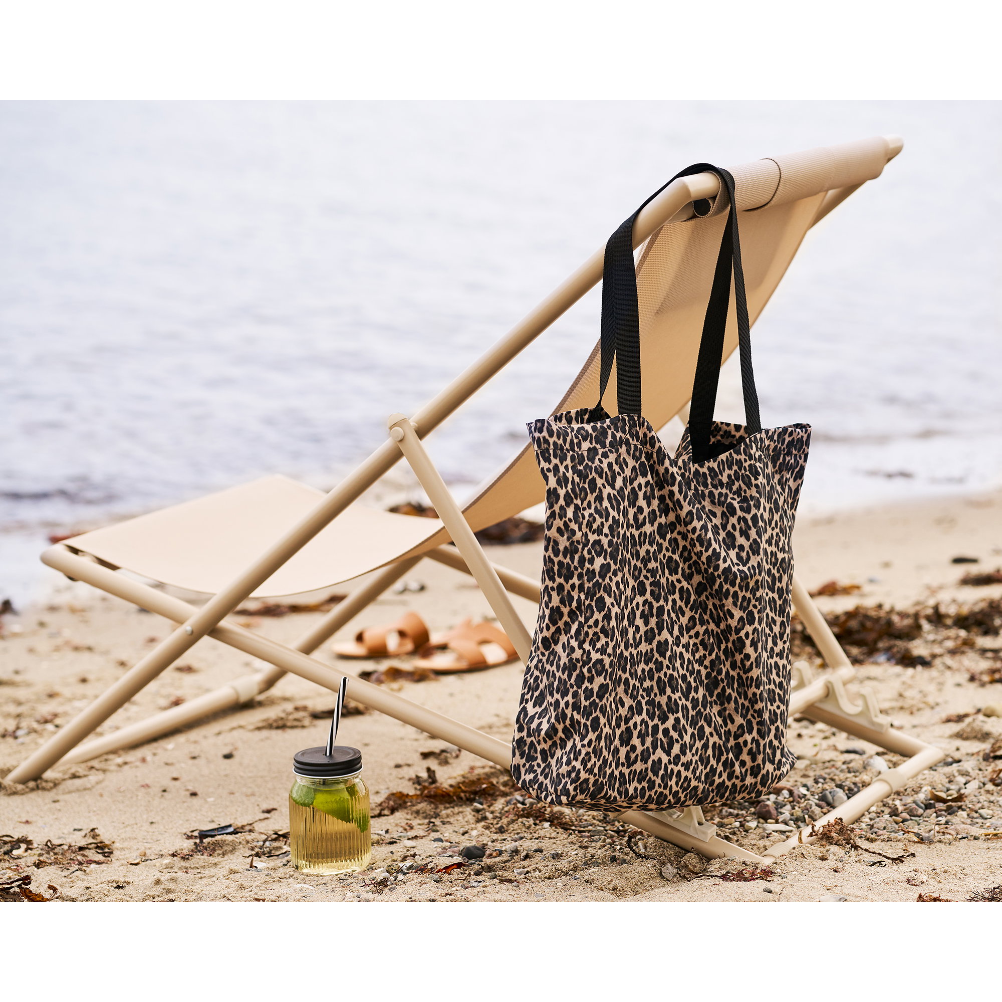 Ava Mulepose, leopard, 35x39 cm - Billede 5