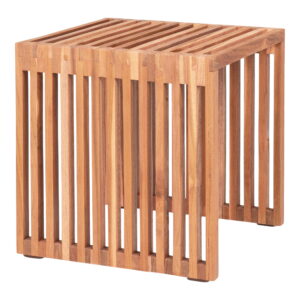 Pego Hjørnebord, teak, natur, 40x40x40 cm - Billede 3