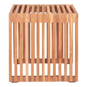 Pego Hjørnebord, teak, natur, 40x40x40 cm - Billede 4