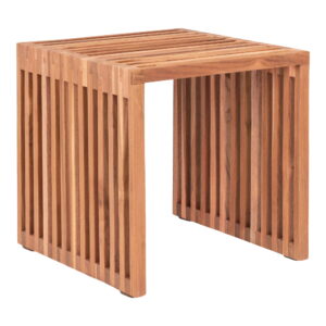 Pego Hjørnebord, teak, natur, 40x40x40 cm