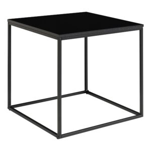Alternative view of Vita Hjørnebord, sort, sort stel, 45x45x45 cm