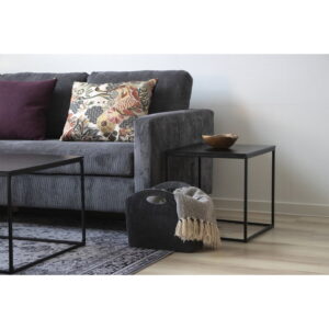 Vita Hjørnebord, sort, sort stel, 45x45x45 cm - Billede 7
